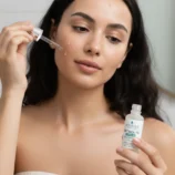 applying serum